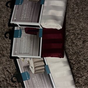 Set of 3 Round 70” Microfiber Tablecloths